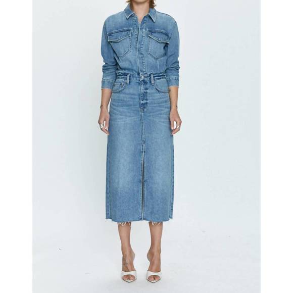 PISTOLA Dresses & Skirts - NEW PISTOLA amira denim dress in marcel